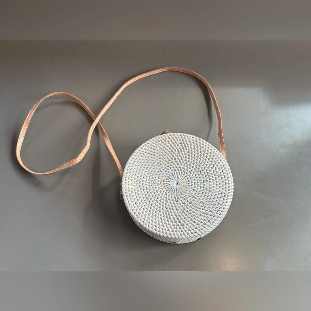 Novum Crafts Round Rattan Bag - Picture 9 of 9